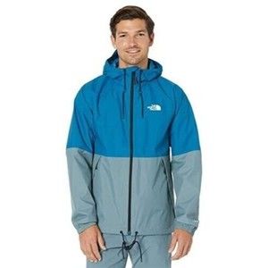 The North Face Antora Rain Hoodie Jacket Mens 2XL NEW Blue Waterproof